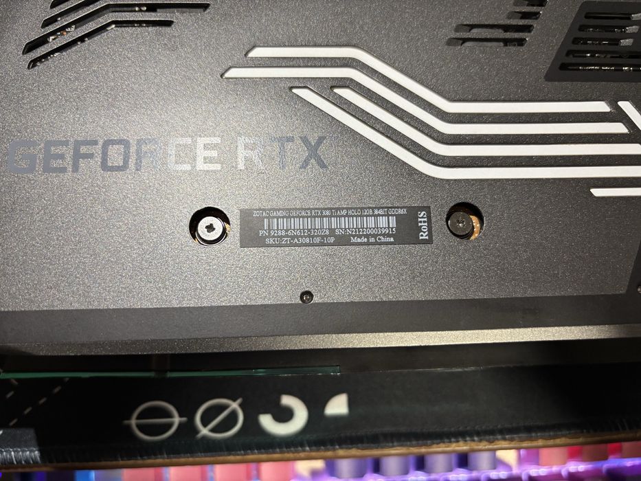 Placa video Nvidia Zotac Geforce RTX 3080Ti AMP HOLO OC 12GB GDDR6X
