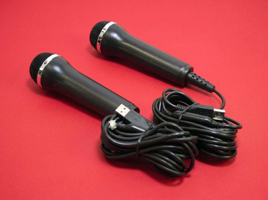 Logitech E-UR20 RockBand USB Микрофон за PC, PlayStation, Xbox, Wii, Mac, Пеене, Караоке