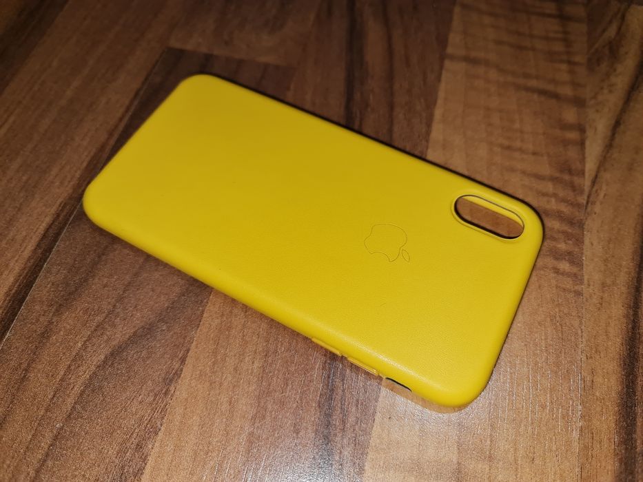 Husa piele Apple Leather Case iPhone XS Max