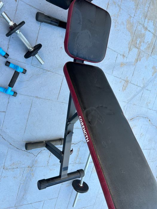 Banca fitnes,haltera,greutati,,gantere