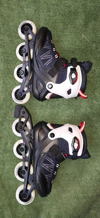 Role fitness FIT500 Albastru-negru; bărbați-OXELO