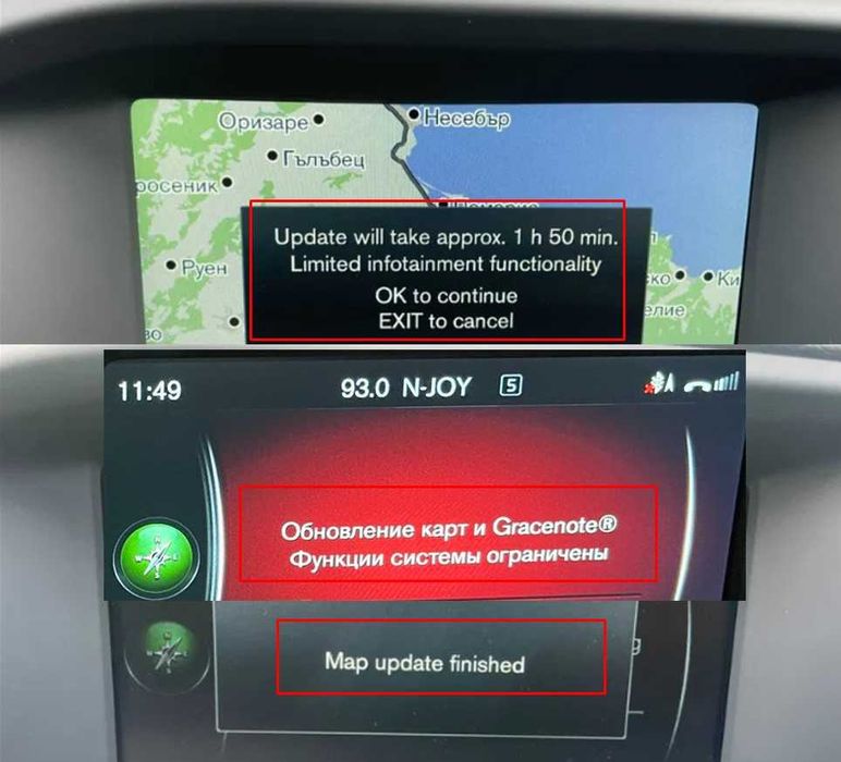 2026 карта навигация Volvo Carplay Аndroid Волво S V XC от 2011 до2022