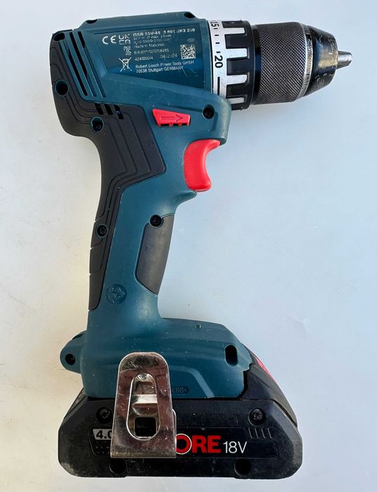 Bosch GSR 18V-45 - Безчетков винтоверт 18V 4.0Ah ProCore 2024г.
