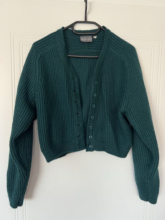 Cardigan verde MISAKY