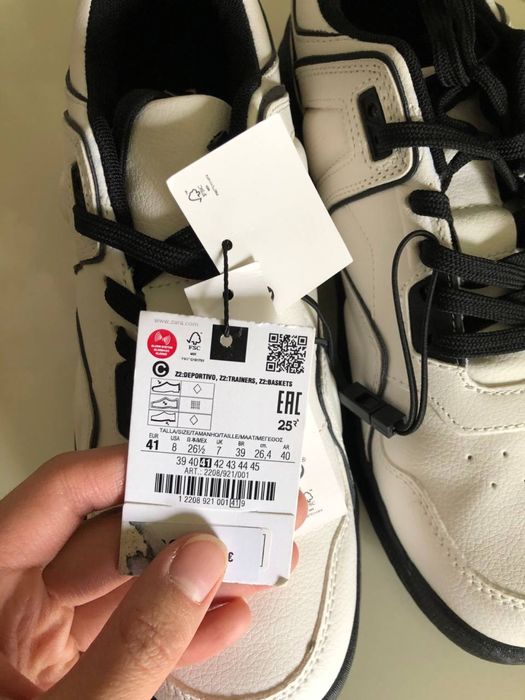 Zara кроссовки мужские