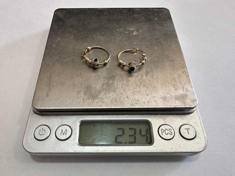 Златни дамски обеци 14K – 2,34гр
