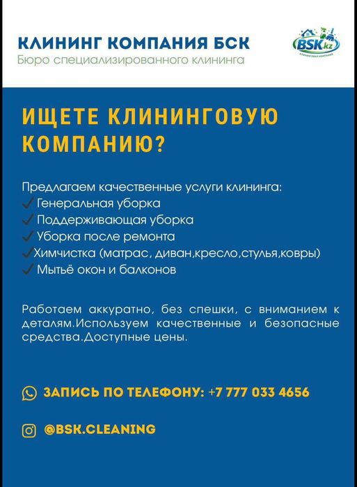 BSK клиниг компания