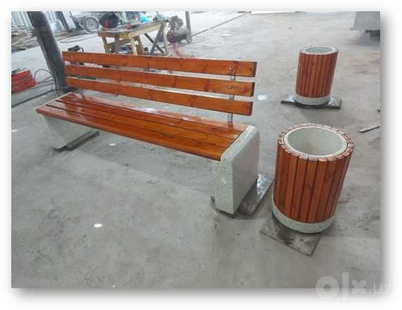 Skameyka, urna va latoklar ishlab chiqaramiz / Скамейка, урна, лoток
