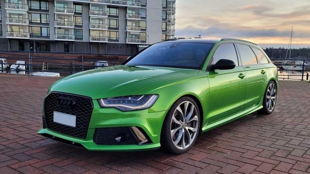 Bara Fata compatibil cu Audi A6 C7 look RS6 Design (2011-2015) cu Grile