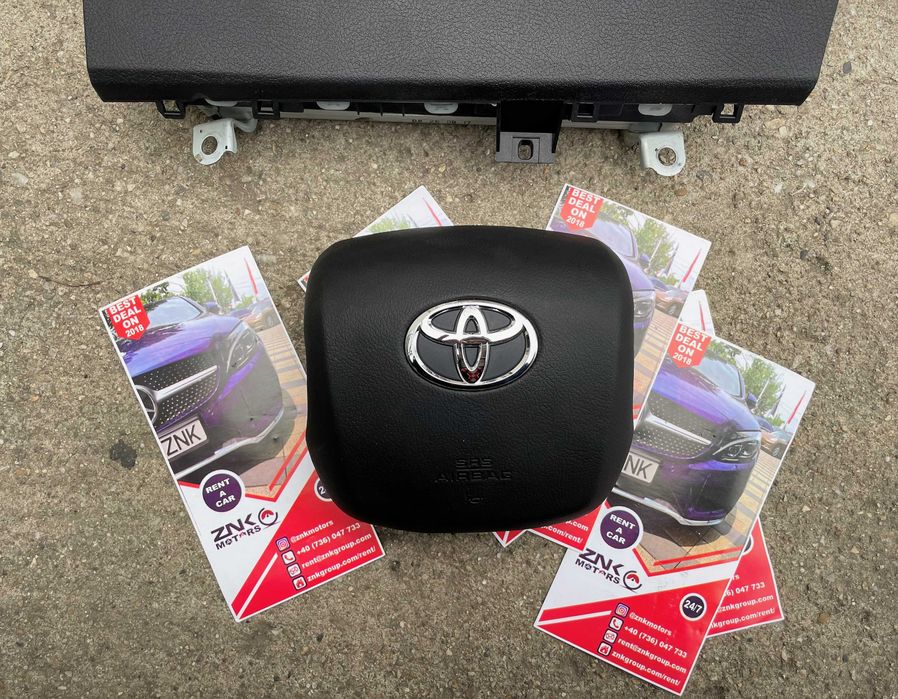 Toyota Hilux airbag volan / genunchi - set centuri de siguranta