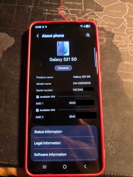 Samsung S21 128GB 5G Dual Sim