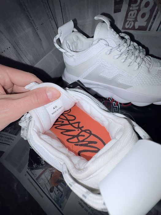 Versace Chain Reaction – White (Marimea  40)