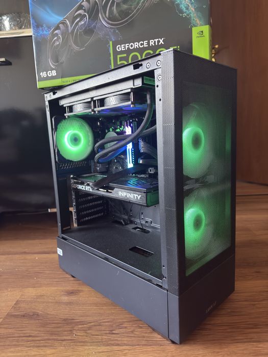 Геймърски компютър/ I5 11400F/Водно/32GB/RTX 5060Ti 16GB/1.5TB SSD