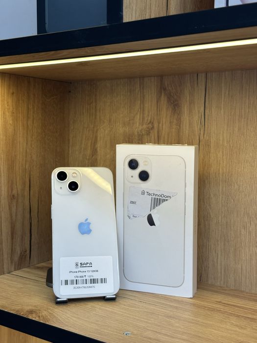 айфон 13 белый 100%