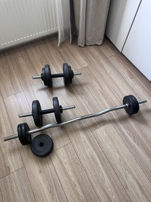 Bara ez curl si gantere / greutati