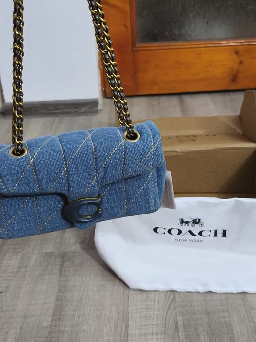 Poșetă Coach Tabby 20 Denim