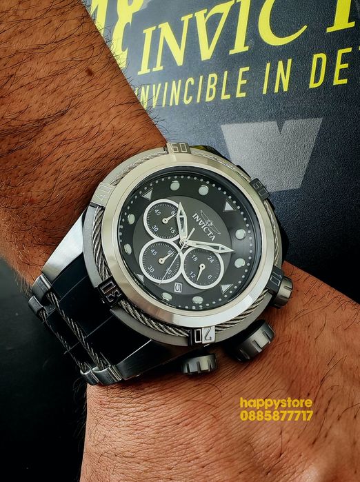 INVICTA Bolt Zeus Silver 53 mm, Инвикта нов ръчен часовник