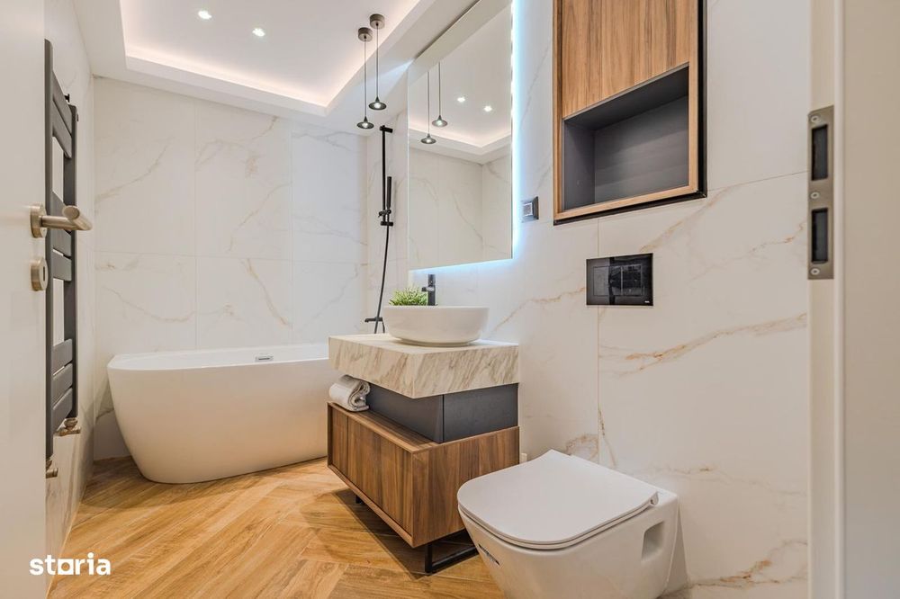 Răcădău/Cosmopolit Rise apartament 2 camere mobilat,parcare subterana