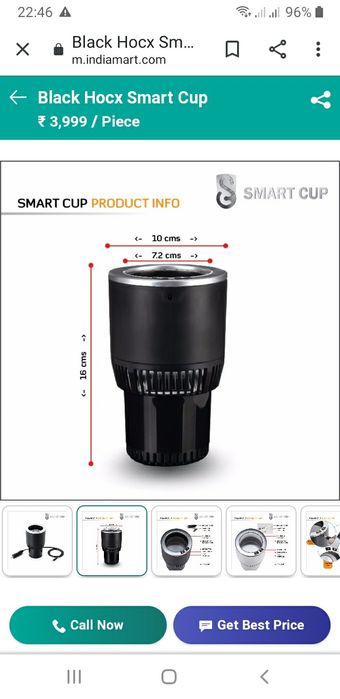 Aparat de răcit/incălzit doză-sticlă pentru mașină, negru