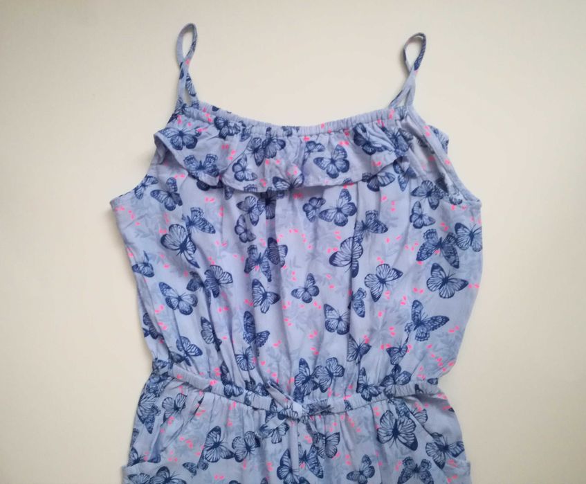 Гащеризон с десен пеперуди H&M - р. 134 см.