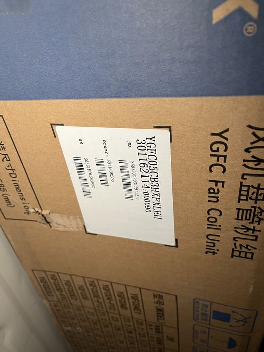 Фанкойл York новые