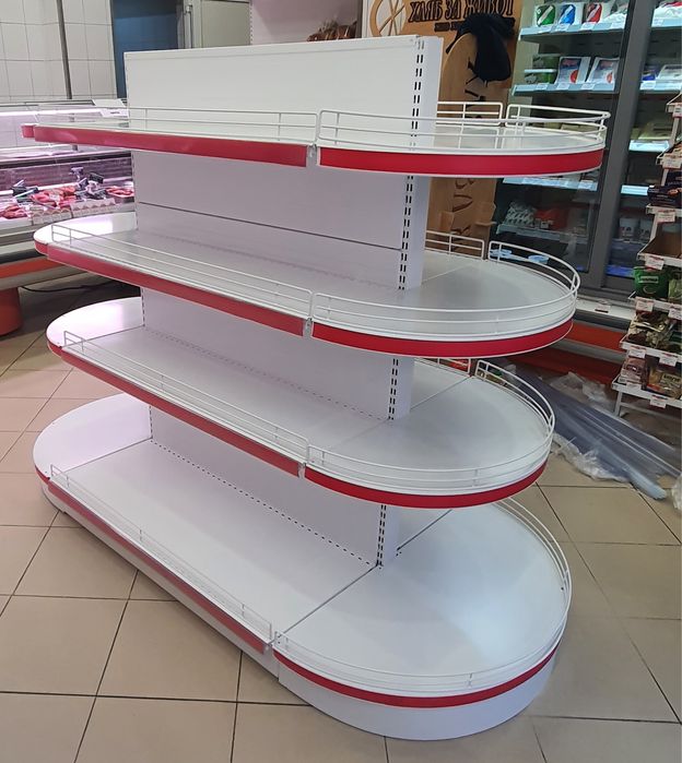 Островен стелаж за аптека, зоомагазин, хранителен магазин и др.