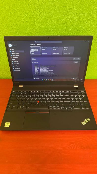 Thinkpad T15 Gen 1, core I7-106110U, 32 GB RAM, 512 GB NVME ssd