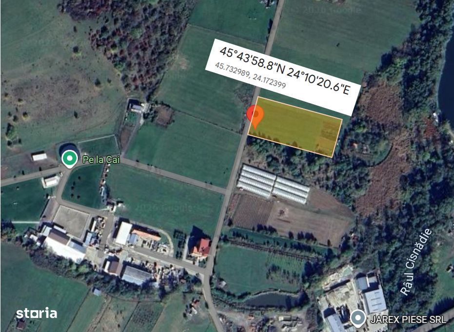 Teren de vanzare intravilan 5000 m2 Cisnadie zona SOMA