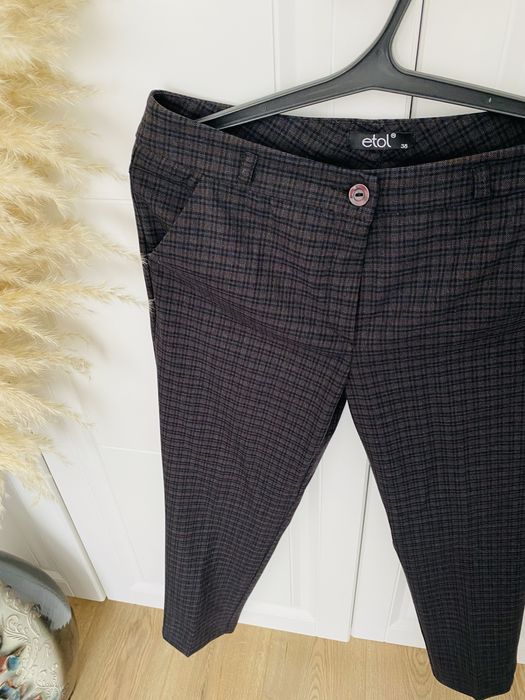 Брюки в клетку, размер S