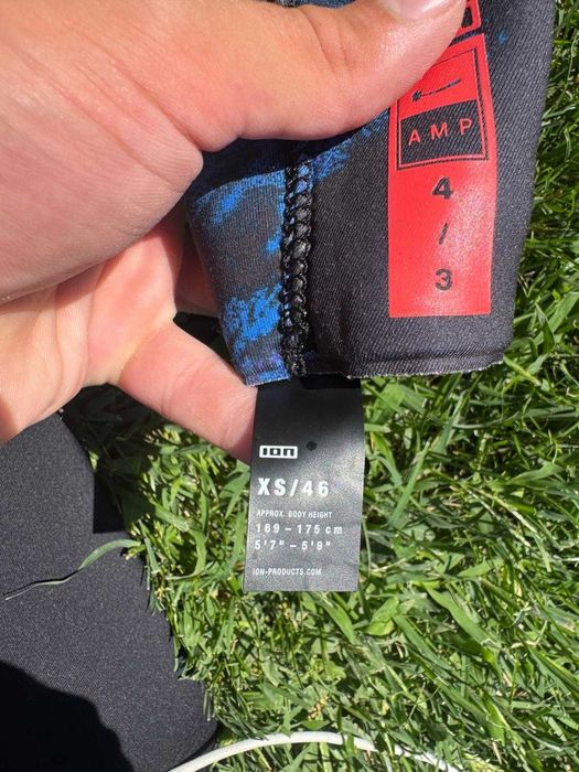 Неопрен ION Seek Amp 4/3 backzip, XS/46 (169–175 см)
