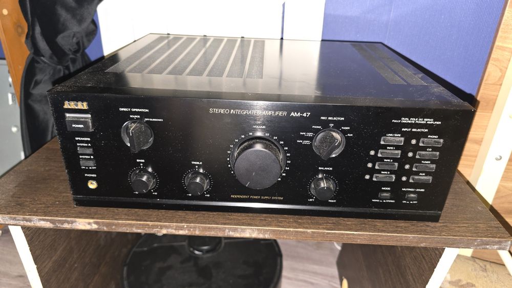 Усилитель  Denon, Akai.