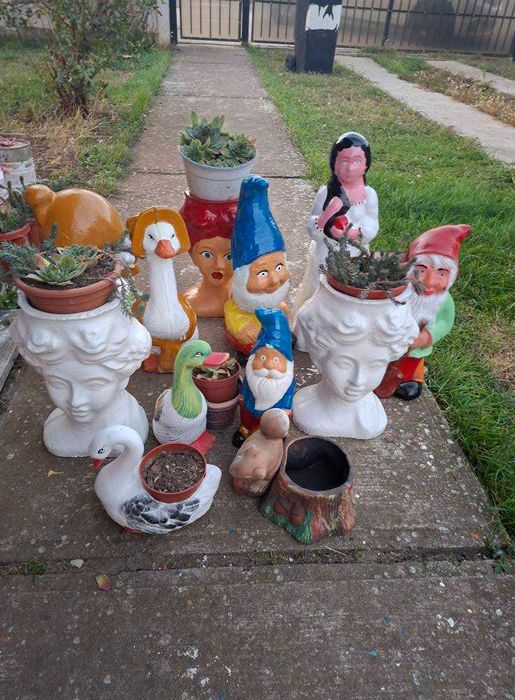 Decoratiuni de gradina realizate manual