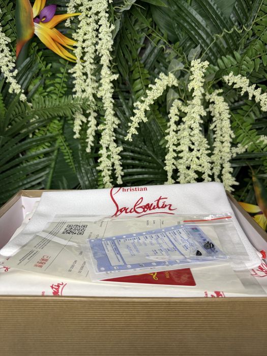 Christian Louboutin High Spikes Orange