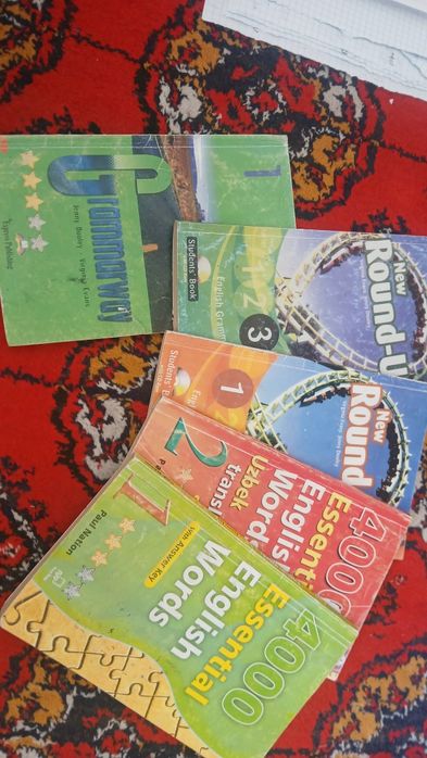 Англиский кытаплар Murphy, round up 1 3 , essential 1,2 , gramarway 1