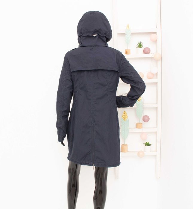 PARAJUMPERS оригинално дамско яке синьо памук windstopper тренч М
