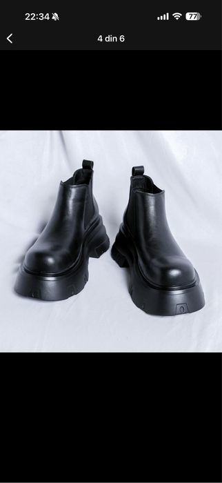 Ghete piele bărbati noi nr 41, de vânzare!