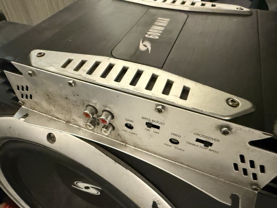 Subwoofer Auto Pasiv  800W + Statie Auto 600W