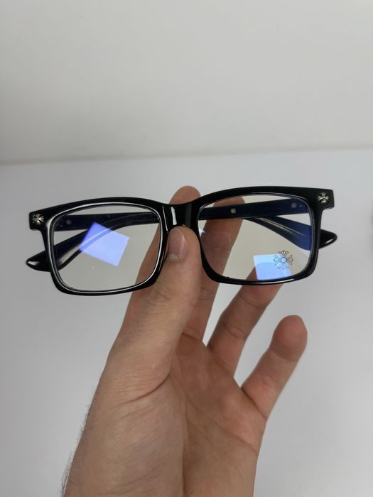 Ochelari negri Chrome Hearts