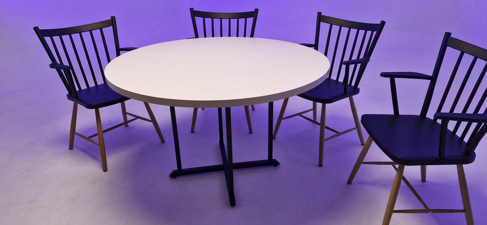 Стол круглый. Dumaloq stol. Подкаст. Лофт стол