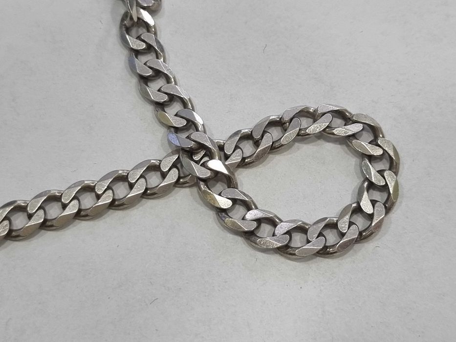 Сребърна гривна тип Панцер