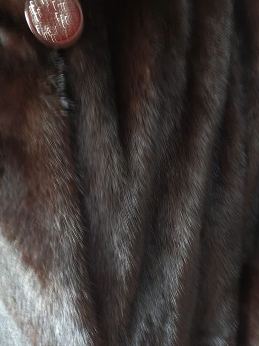 Шуба норковая длинная