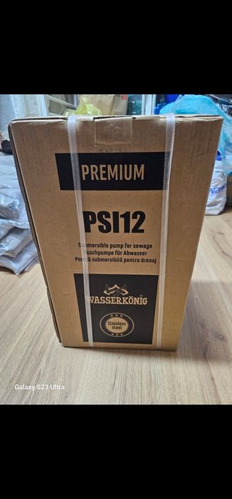 Pompă submersibilă ape uzate Wasserkonig inox