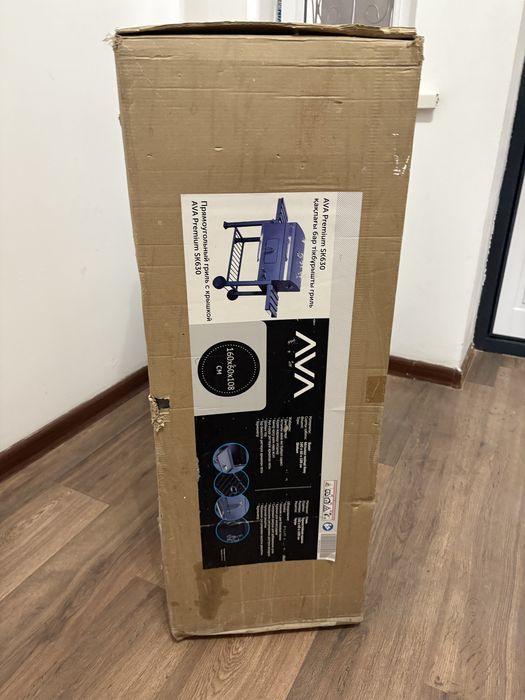 Новый прямоугольный гриль AVA Premium SK630 (в упаковке)