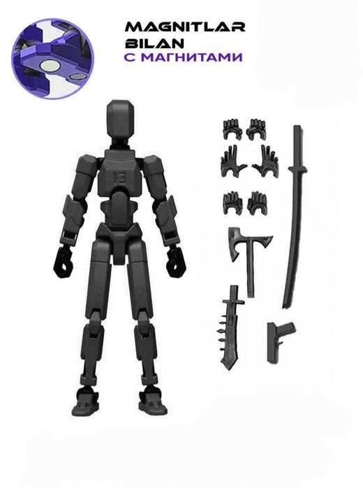 DUMMY 13, 3D detallardan maneken-qo'g'irchoq. Кукла манекен