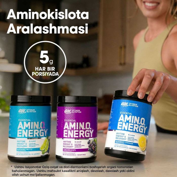Optimum Nutrition Amino Energy 270 g Orange (AKSIYADA)