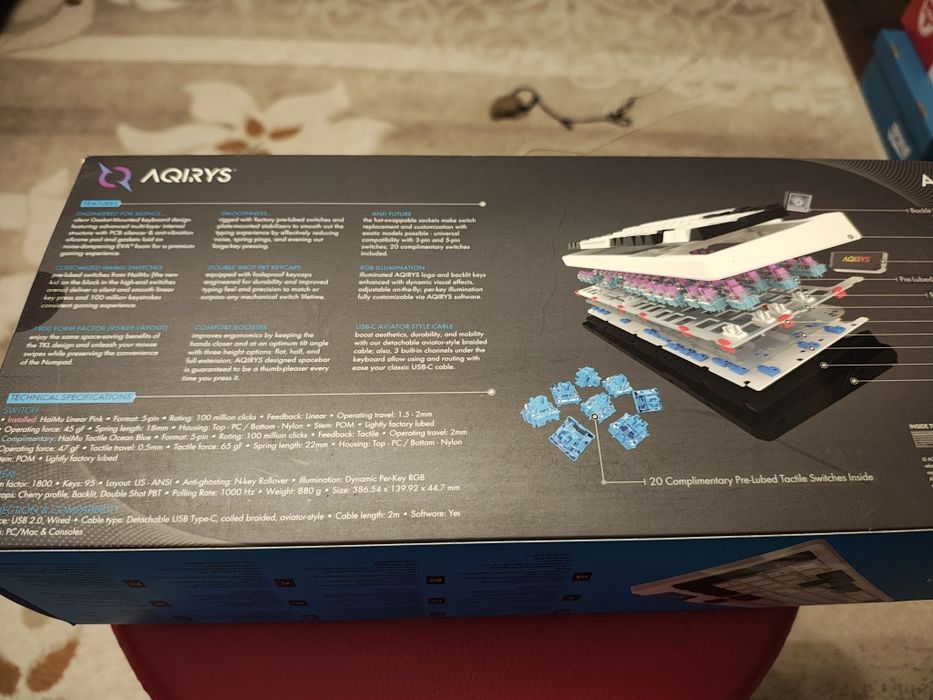 Tastatura mecanica AQIRYS ADARA