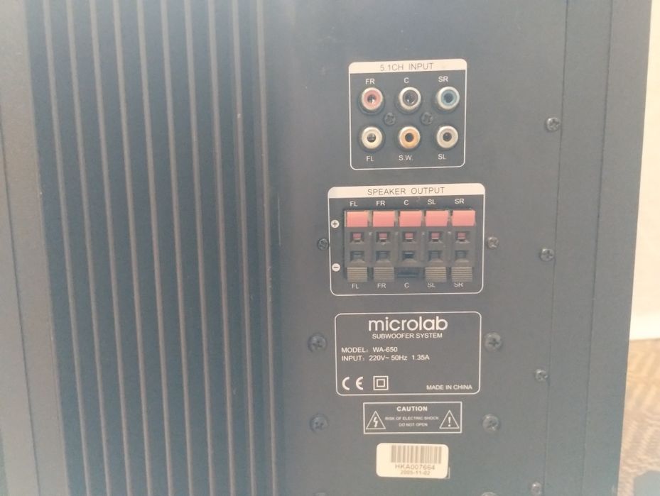Акустика 5.1 Microlab H-500 сабвуфер+сателлиты