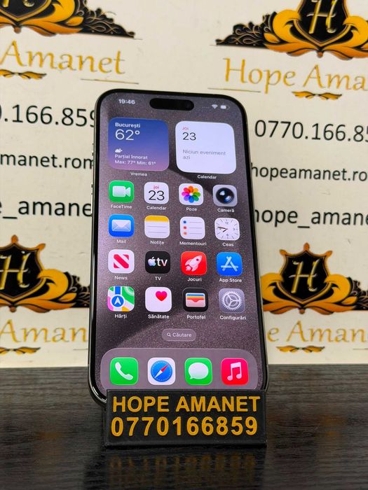 Hope Amanet P10/IPHONE 15 PRO 128 GB BATERIE 84%
