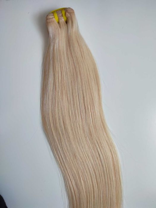 100% естествена/виетнамска коса за удължаване/екстеншъни, 55/60см