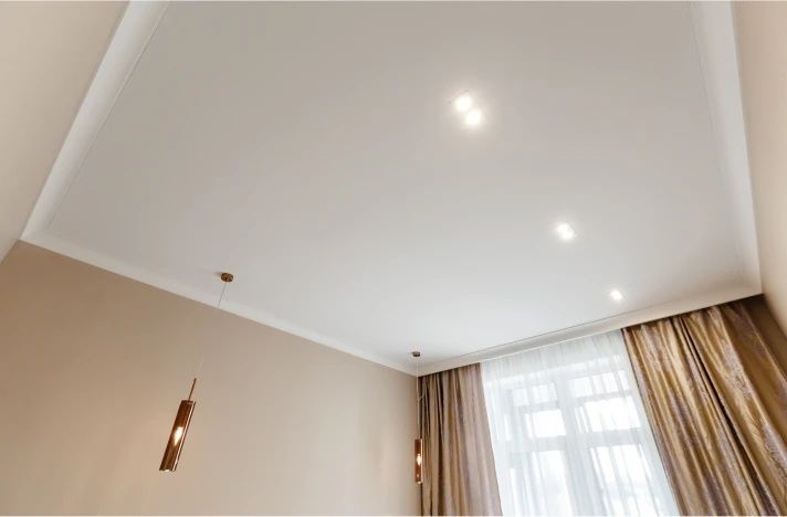 Натяжные потолки в рассрочку
